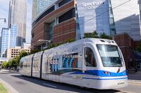 CityLynx Streetcar 402 at Spectrum Center.jpg
