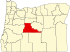 Map of Oregon highlighting Deschutes County.svg