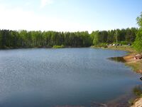 Местность Ферменка и долина реки Каменки Ферменский пруд.JPG