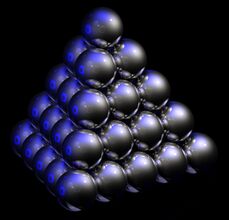 Close-packed spheres, with umbrella light & camerea.jpg