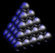 Close-packed spheres, with umbrella light & camerea.jpg