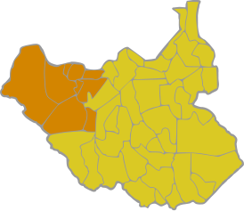 Map roman catholic diocese of Wau.svg