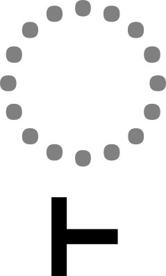Right tack below.svg