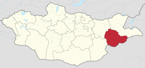 Сухэ-Батор на карте