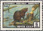 The Soviet Union 1961 CPA 2536 stamp (Eurasian Beaver).jpg