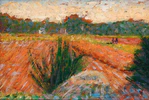 'Field in Barbizon' by Georges Seurat, circa 1882.jpg