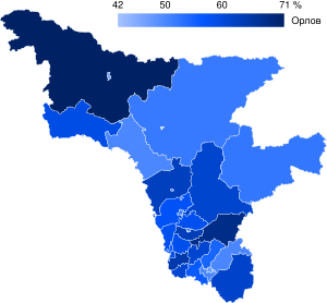 2018 Amur Oblast gubernatorial election map.svg