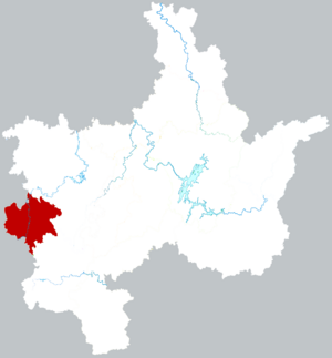 Цзяхэ на карте