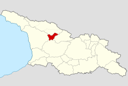 Historical Lechkhumi in modern international borders of Georgia.svg