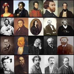 Mosaïque portraits - littérature française 19e s.jpg
