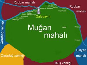 Провинция Муган на карте