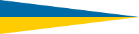 Naval Rank Flag of Sweden - Avdelningschef.svg