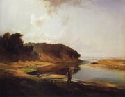 Savrasov river and fisher.JPG