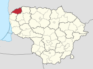 Скуодасское районное самоуправление на карте