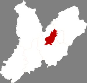 Лунчэн на карте