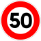 Limite de vitesse (50 km/h)