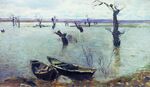 Issac Levitan, 1887 - High waters.jpg