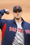 Jonathan Papelbon warmups 2008.jpg