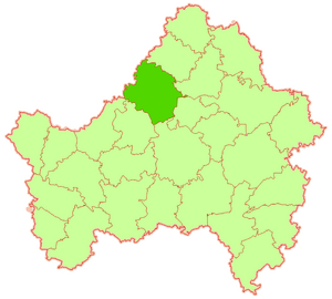 Клетнянский район на карте