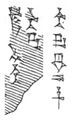 Tirigan and (Tiri.....Lugal Gutium) on the Victory Stele of Utu-Hengal.jpg