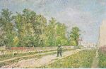 Van Gogh - Straße am Stadtrand von Paris mit Männlicher Figur mit Spaten.jpeg