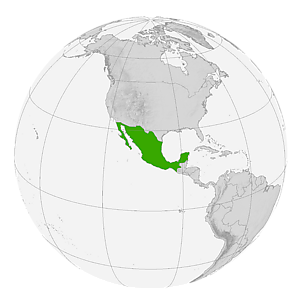 Мексика на карте мира мира