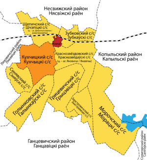 Кухчицкий сельсовет на карте