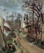 La Vieille Route à Auvers-sur-Oise, par Paul Cézanne, FWN 68.jpg