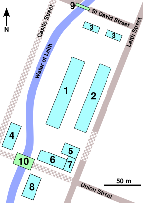 University of Otago Clocktower complex map.svg