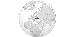 Украина на политической карте мира