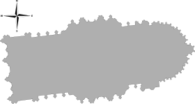 Plan cathédrale Sainte-Croix d'Orléans, Loiret, Centre, France.svg