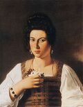 Portrait of a Courtesan by Caravaggio.jpg