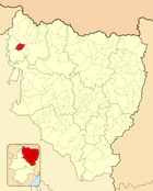 Расположение муниципалитета на карте провинции