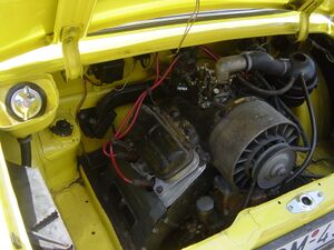 ZAZ-968 Zaporozhets's engine during Szocialista Jáműipar Gyöngyszemei 2008.jpg
