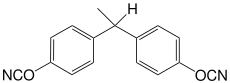BisphenolECyanateEster.svg