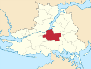 Каховский район на карте