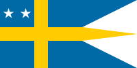 Naval Rank Flag of Sweden - Konteramiralsflagga.svg