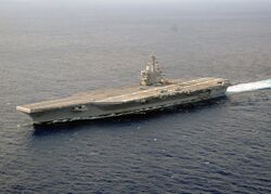 US Navy 100609-N-3885H-077 he aircraft carrier USS George H.W. Bush (CVN 77) is underway conducting training operations in the Atlantic Ocean.jpg