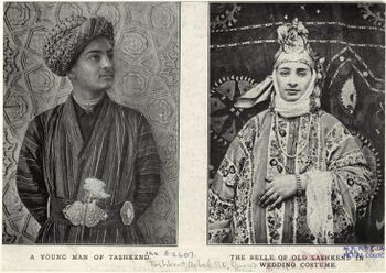 Uzbek traditional costumes 1911.jpg