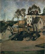 'The House of Dr. Gachet, Auver-sur-Oise' by Paul Cézanne, 1873.jpg