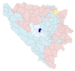 Витез на карте