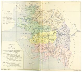 Вилайет Айдын в 1894 году