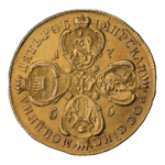 INC-464-r Пять рублей 1755 г. (реверс).png