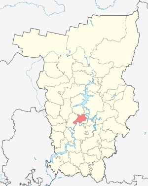 Краснокамский муниципальный округ город краевого значения Краснокамск на карте