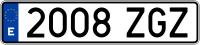 Matrícula automovilística España 2000 2008 ZGZ largo.svg