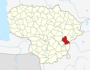 Неменчинский район на карте