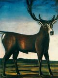 Niko Pirosmani. ''A Deer''. Oil on oil-cloth, 138x112 cm. The State Museum of Fine Arts of Georgia, Tbilisi.jpg