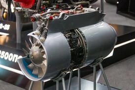 Макет двигателя ТРДД-50АТ