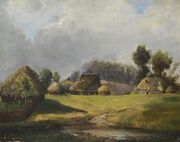 Алексей К. Саврасов - Деревня в лесу.jpg