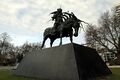 Čingishanan statui Londonas. Avtor — Daši Namdakov